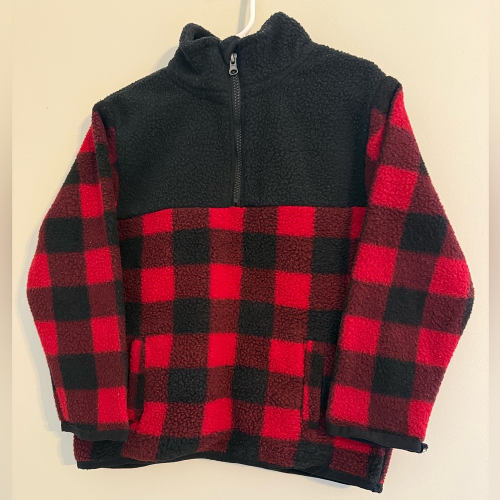Little Rebels Toddler Boy Plaid Pull Over. Size 4T.